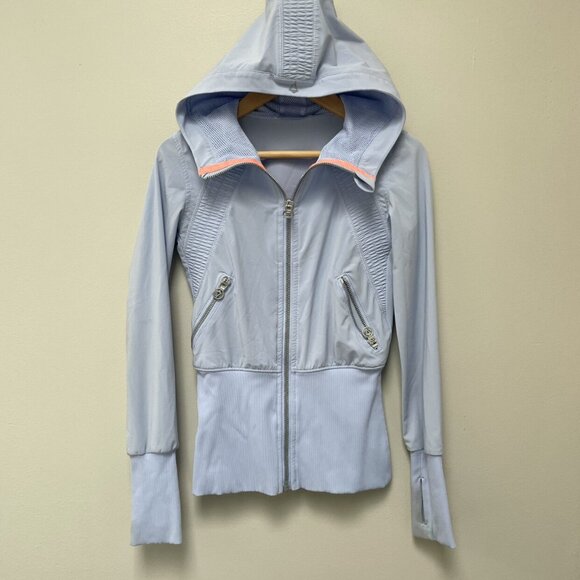 Ivivva Light Blue Zip Hoodie - Picture 1 of 8